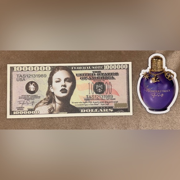 WONDERSTRUCK TAYLOR SWIFT Magnet and Swiftie paper money note - Picture 5 of 5